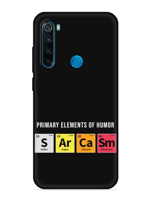 Primary Elements Humor Embossed Soft Silicone Case for Xiaomi Redmi Note 8