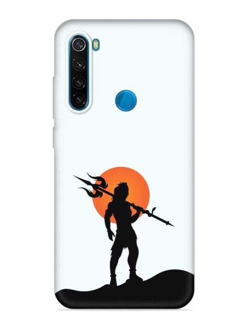 Lord Mahadev Trendy Embossed Soft Silicone Case for Xiaomi Redmi Note 8