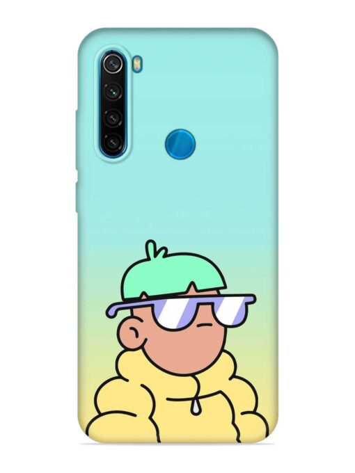 Doodles Cool Character Embossed Soft Silicone Case for Xiaomi Redmi Note 8 Zapvi