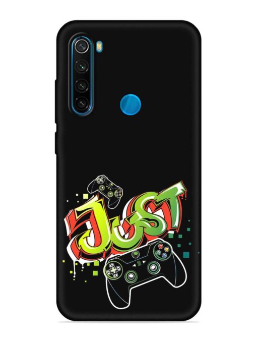 Graffiti Gamepad Illustration Embossed Soft Silicone Case for Xiaomi Redmi Note 8 Zapvi