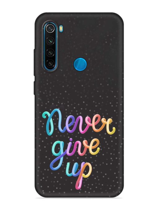 Colorful Stylized Rainbow Embossed Soft Silicone Case for Xiaomi Redmi Note 8