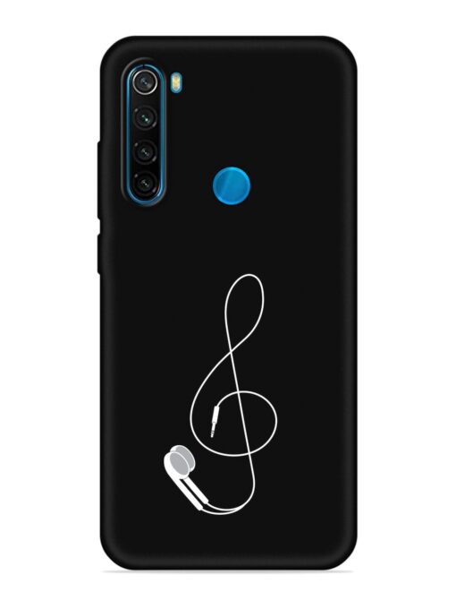 Music Earphone Vector Embossed Soft Silicone Case for Xiaomi Redmi Note 8 Zapvi