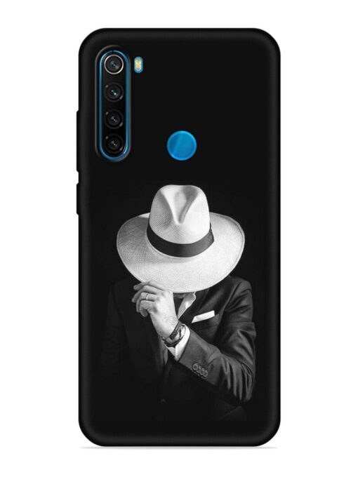 Men Under Hat Embossed Soft Silicone Case for Xiaomi Redmi Note 8