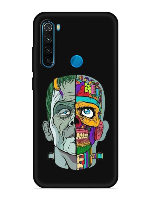 Men Vs Skull Embossed Soft Silicone Case for Xiaomi Redmi Note 8 Zapvi