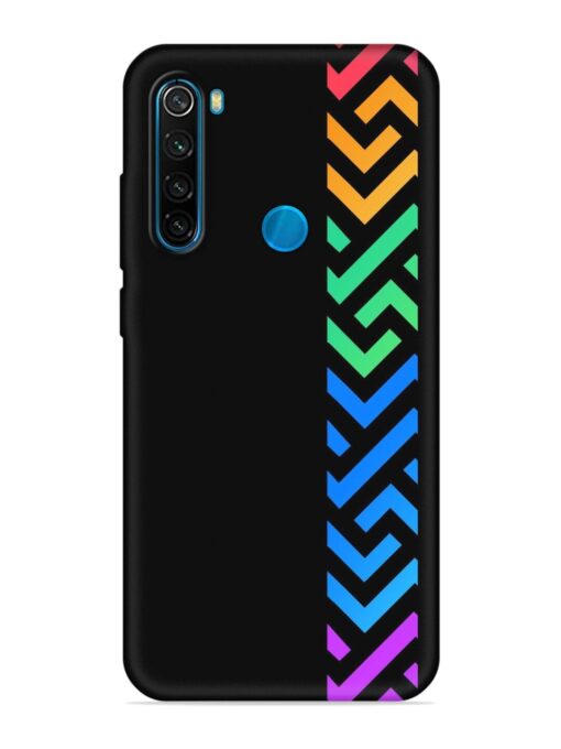 Colorshape Stripes Embossed Soft Silicone Case for Xiaomi Redmi Note 8 Zapvi