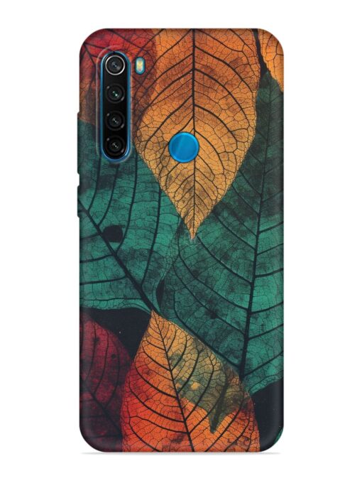 Leaves Artwork Embossed Soft Silicone Case for Xiaomi Redmi Note 8 Zapvi