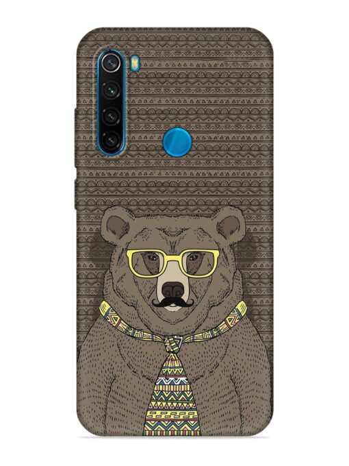 Grizzly Bear Embossed Soft Silicone Case for Xiaomi Redmi Note 8