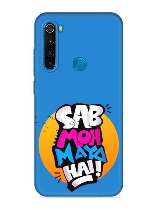 Sab Moh Moya Embossed Soft Silicone Case for Xiaomi Redmi Note 8 Zapvi