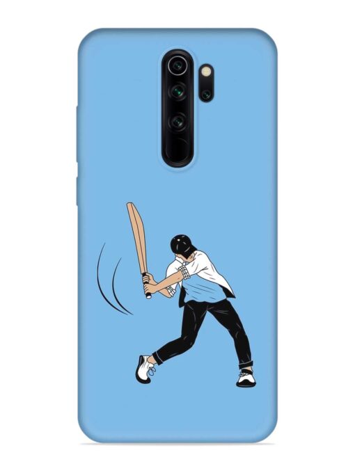 Cricket Gully Boy Embossed Soft Silicone Case for Xiaomi Redmi Note 8 Pro