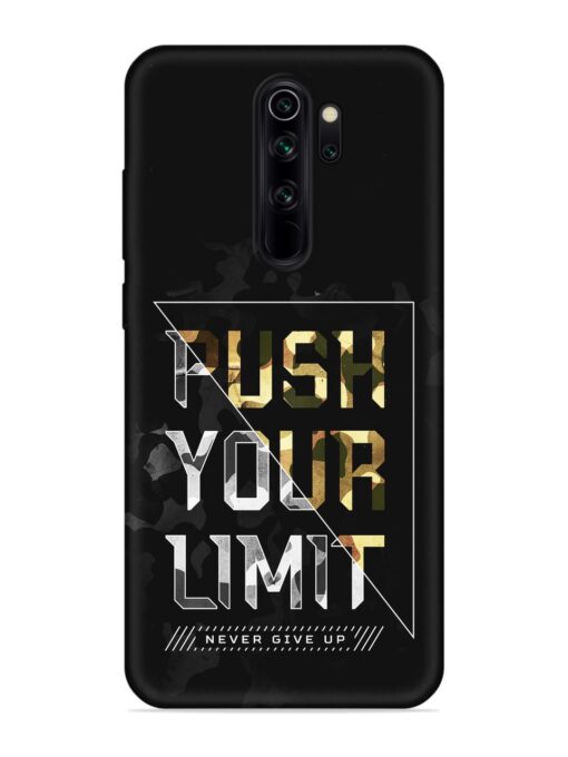 Push Your Limits Embossed Soft Silicone Case for Xiaomi Redmi Note 8 Pro