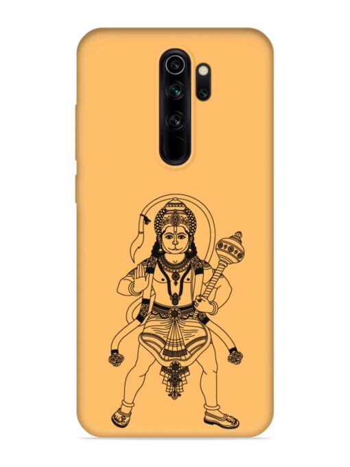 Indian God Hanuman Embossed Soft Silicone Case for Xiaomi Redmi Note 8 Pro Zapvi