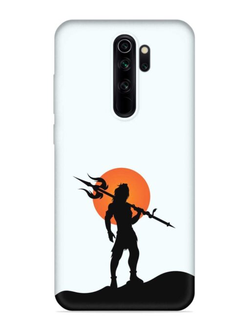 Lord Mahadev Trendy Embossed Soft Silicone Case for Xiaomi Redmi Note 8 Pro Zapvi