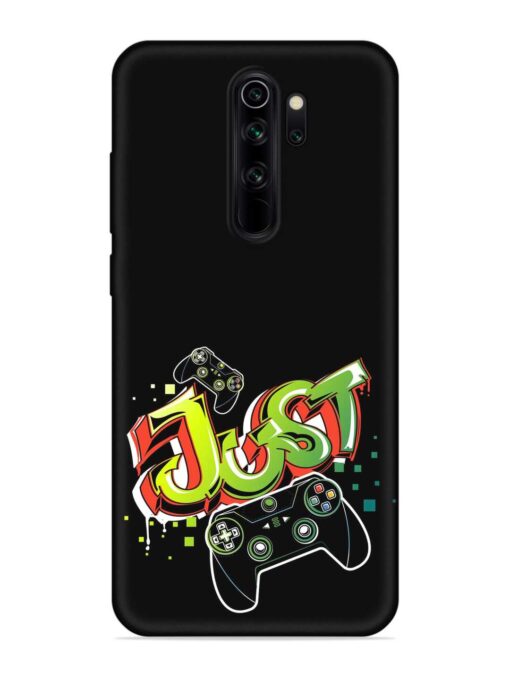 Graffiti Gamepad Illustration Embossed Soft Silicone Case for Xiaomi Redmi Note 8 Pro Zapvi