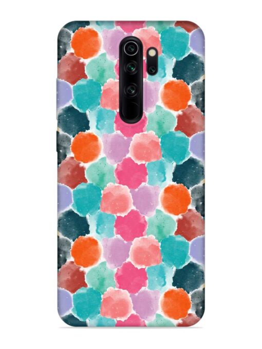 Colorful Seamless Pattern Embossed Soft Silicone Case for Xiaomi Redmi Note 8 Pro Zapvi