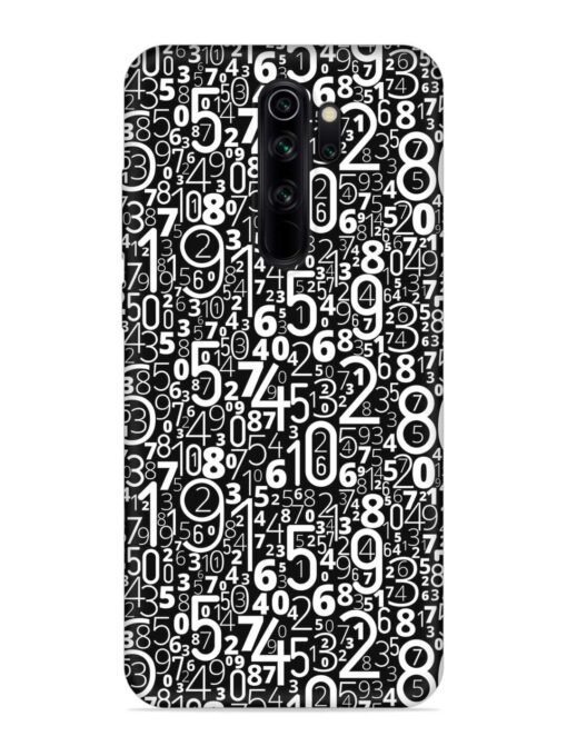 Many Numbers Different Embossed Soft Silicone Case for Xiaomi Redmi Note 8 Pro Zapvi