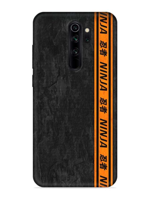 Ninja Srtips Embossed Soft Silicone Case for Xiaomi Redmi Note 8 Pro Zapvi