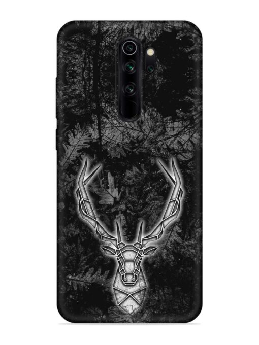 Ancient Deer Embossed Soft Silicone Case for Xiaomi Redmi Note 8 Pro