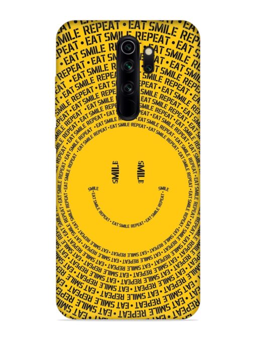 Smiley Embossed Soft Silicone Case for Xiaomi Redmi Note 8 Pro