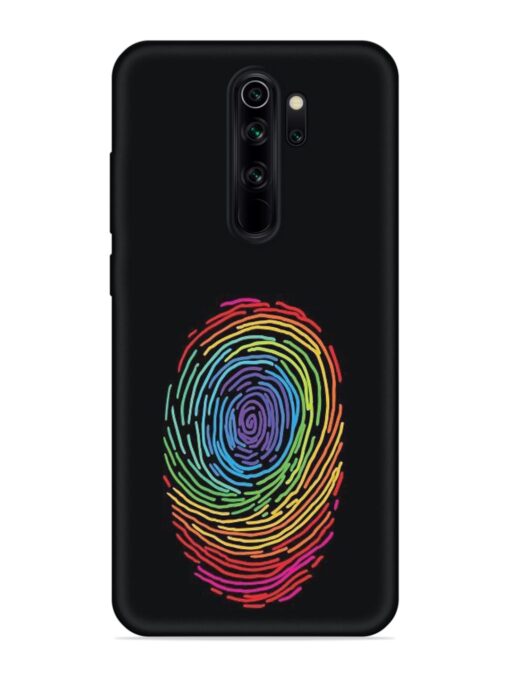 Fingerprint Of Thumb Art Embossed Soft Silicone Case for Xiaomi Redmi Note 8 Pro Zapvi