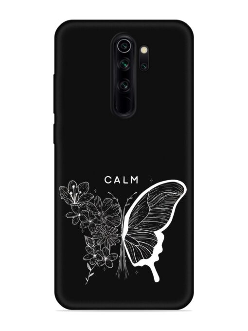 Calm Embossed Soft Silicone Case for Xiaomi Redmi Note 8 Pro