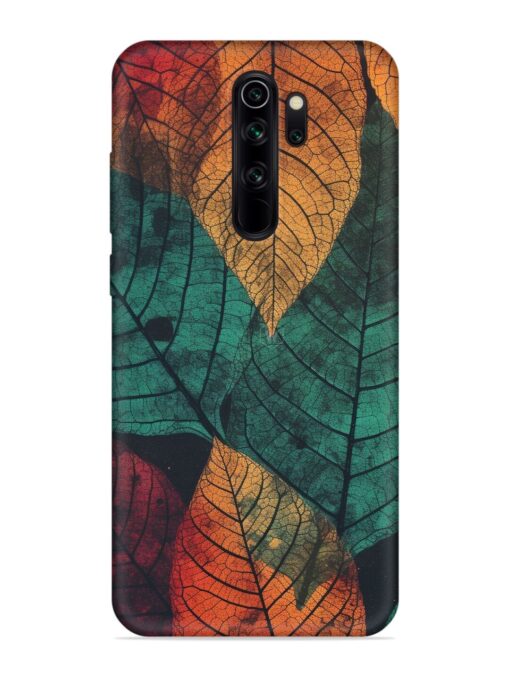 Leaves Artwork Embossed Soft Silicone Case for Xiaomi Redmi Note 8 Pro