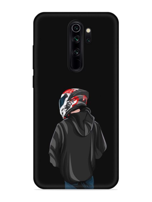 Motorcycle Rider Embossed Soft Silicone Case for Xiaomi Redmi Note 8 Pro