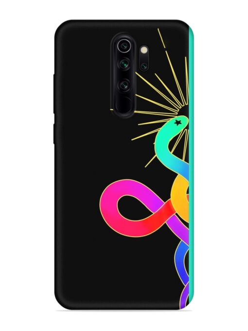 Art Geometric Abstraction Embossed Soft Silicone Case for Xiaomi Redmi Note 8 Pro