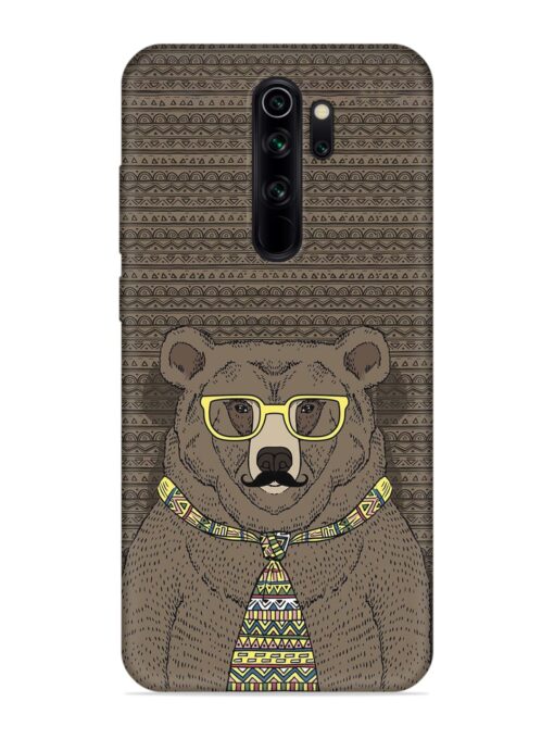 Grizzly Bear Embossed Soft Silicone Case for Xiaomi Redmi Note 8 Pro Zapvi