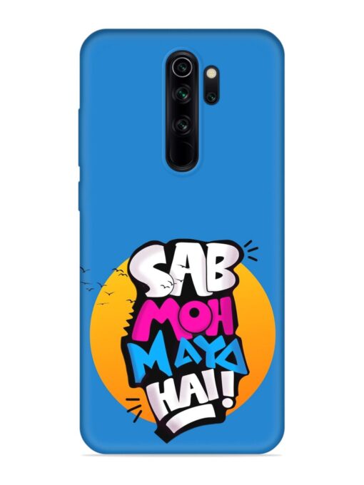 Sab Moh Moya Embossed Soft Silicone Case for Xiaomi Redmi Note 8 Pro Zapvi