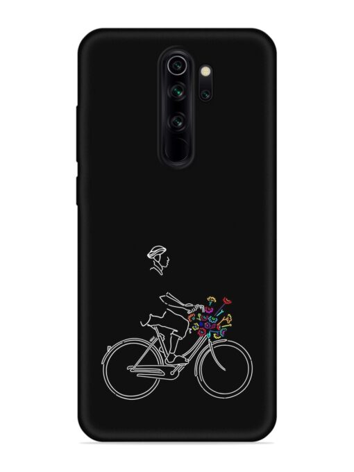 Minimalist Cycle Art Embossed Soft Silicone Case for Xiaomi Redmi Note 8 Pro Zapvi