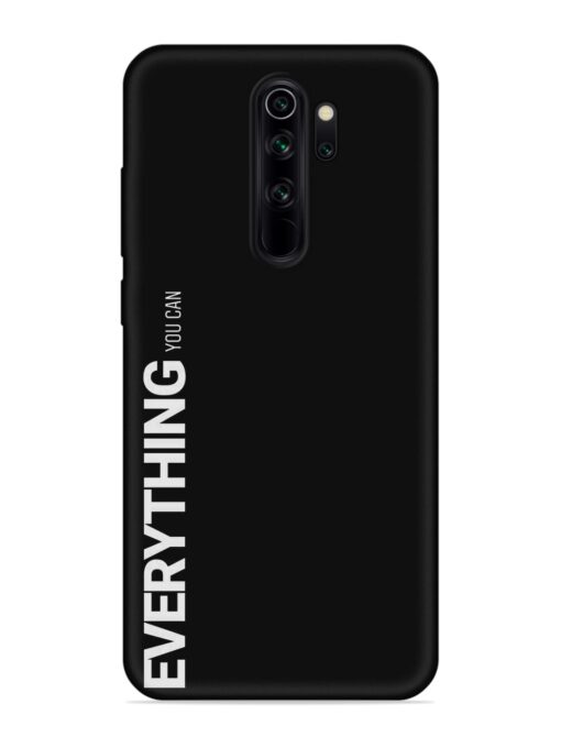 Everything You Can Embossed Soft Silicone Case for Xiaomi Redmi Note 8 Pro