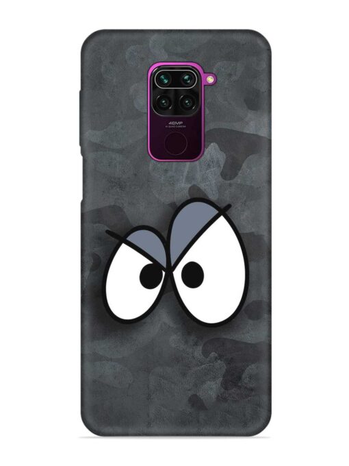 Big Eyes Night Mode Embossed Soft Silicone Case for Xiaomi Redmi Note 9