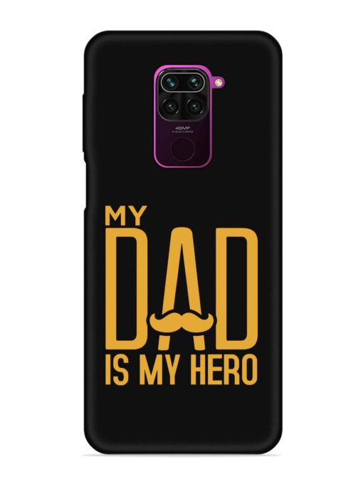 My Dad Is My Hero Embossed Soft Silicone Case for Xiaomi Redmi Note 9 Zapvi