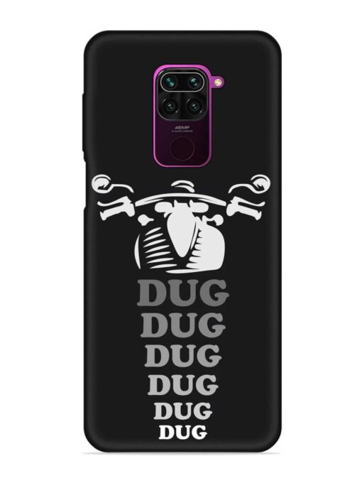 Dug Dug Dug Embossed Soft Silicone Case for Xiaomi Redmi Note 9 Zapvi