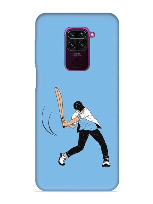 Cricket Gully Boy Embossed Soft Silicone Case for Xiaomi Redmi Note 9