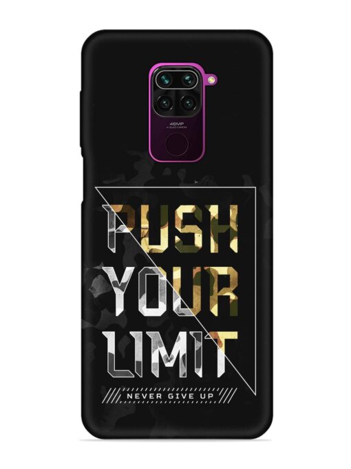 Push Your Limits Embossed Soft Silicone Case for Xiaomi Redmi Note 9 Zapvi