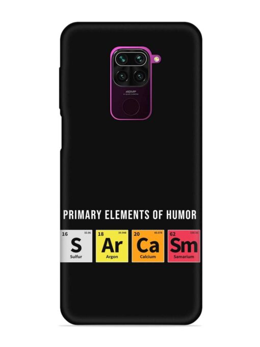 Primary Elements Humor Embossed Soft Silicone Case for Xiaomi Redmi Note 9