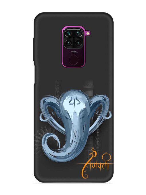 Illustration Lord Ganpati Embossed Soft Silicone Case for Xiaomi Redmi Note 9