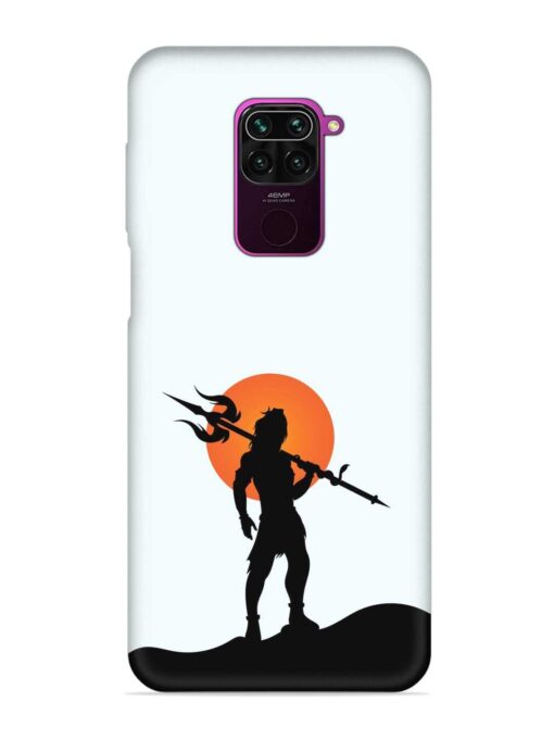 Lord Mahadev Trendy Embossed Soft Silicone Case for Xiaomi Redmi Note 9