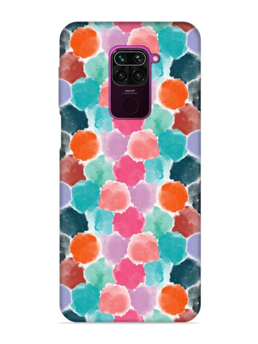 Colorful Seamless Pattern Embossed Soft Silicone Case for Xiaomi Redmi Note 9