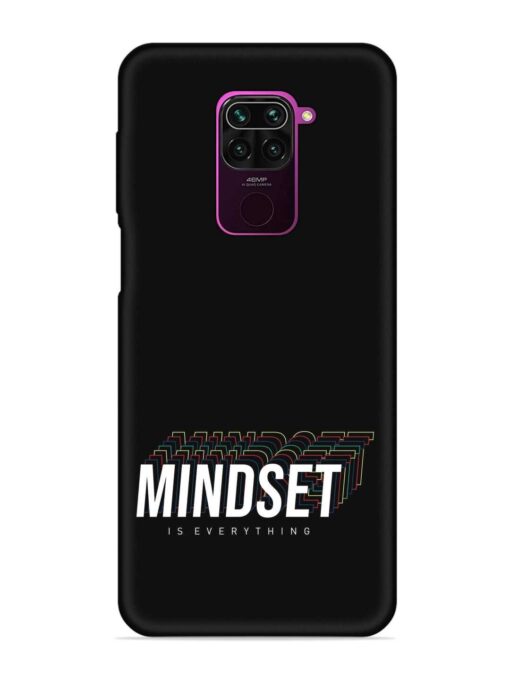 Mindset Everything Slogan Embossed Soft Silicone Case for Xiaomi Redmi Note 9