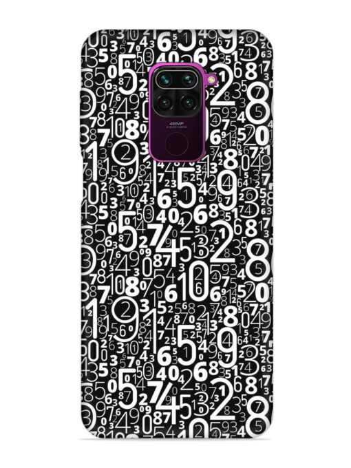 Many Numbers Different Embossed Soft Silicone Case for Xiaomi Redmi Note 9