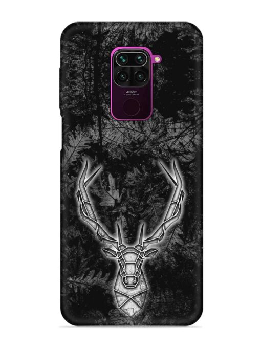 Ancient Deer Embossed Soft Silicone Case for Xiaomi Redmi Note 9