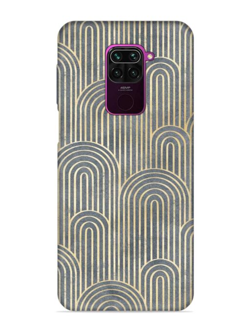 Art Deco Style Embossed Soft Silicone Case for Xiaomi Redmi Note 9 Zapvi