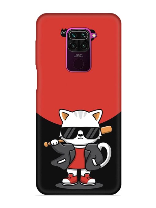 Cool Little Bear Cartoon Embossed Soft Silicone Case for Xiaomi Redmi Note 9 Zapvi