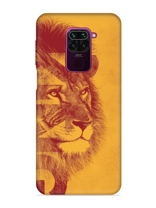 Gold Lion Crown Art Embossed Soft Silicone Case for Xiaomi Redmi Note 9 Zapvi