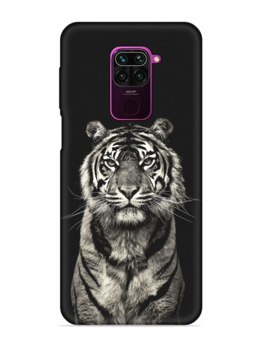 Tiger Art Embossed Soft Silicone Case for Xiaomi Redmi Note 9