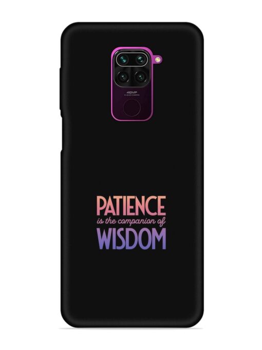 Patience Is The Embossed Soft Silicone Case for Xiaomi Redmi Note 9