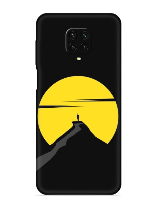 Black Ultra Vector Embossed Soft Silicone Case for Xiaomi Redmi Note 9 Pro