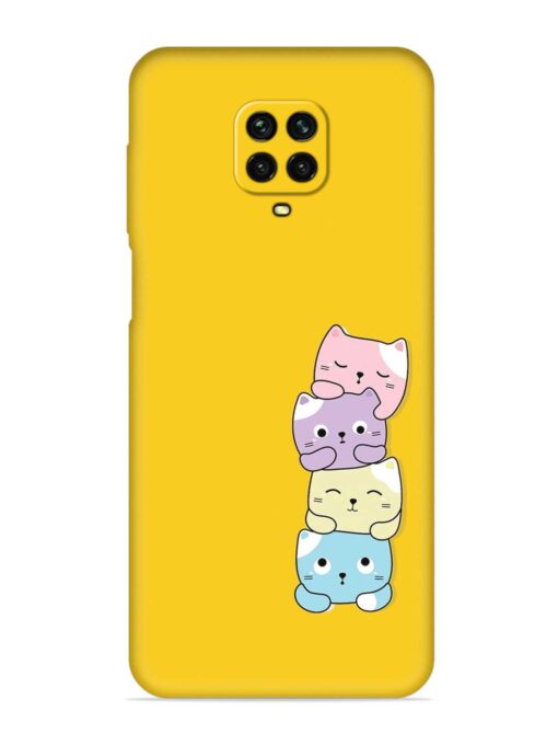 Cartoon Anime Embossed Soft Silicone Case for Xiaomi Redmi Note 9 Pro